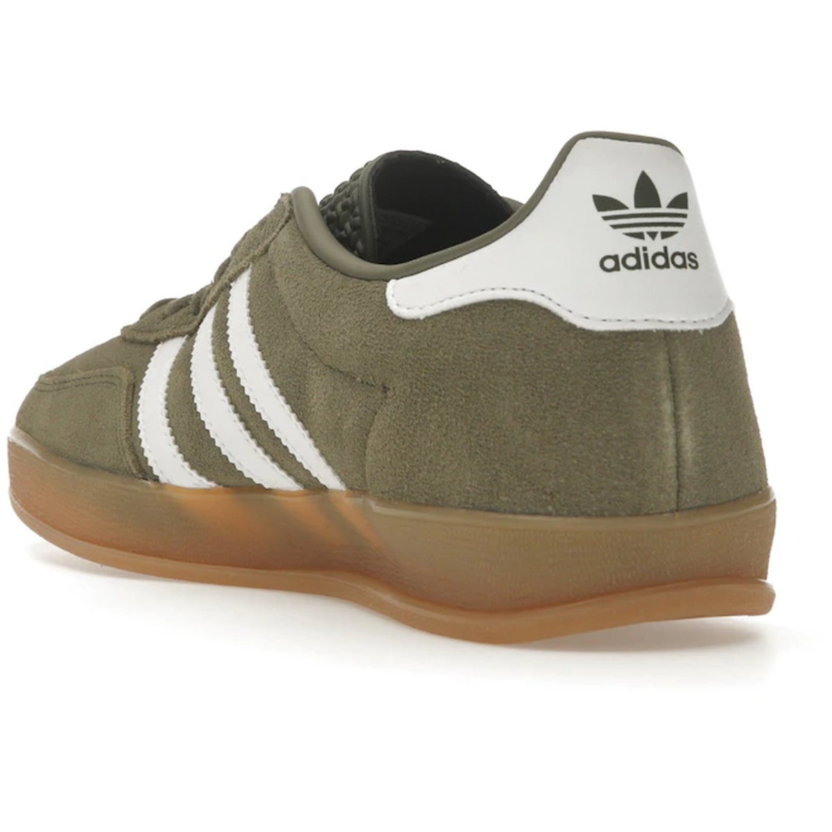 Miniatyrbild av adidas Gazelle Indoor Olive Strata Cloud White Gum 4