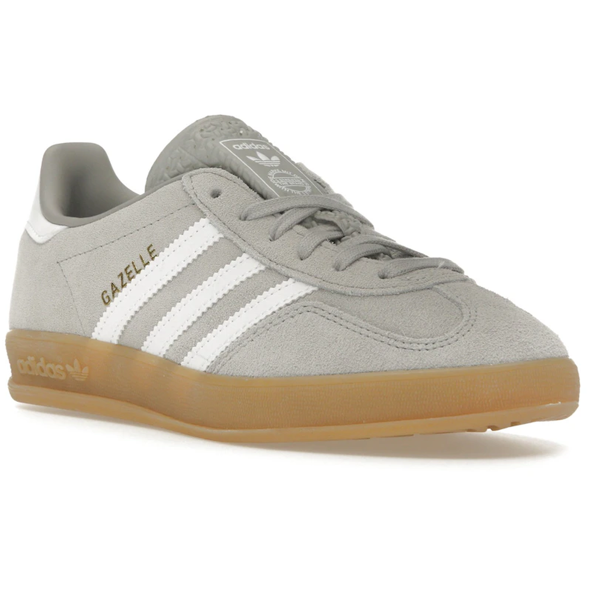 Miniatyrbild av Adidas Gazelle Indoor Grey Cloud White Gold Metallic 2