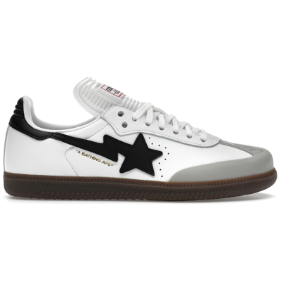Adidas Samba Bape White Black Gum