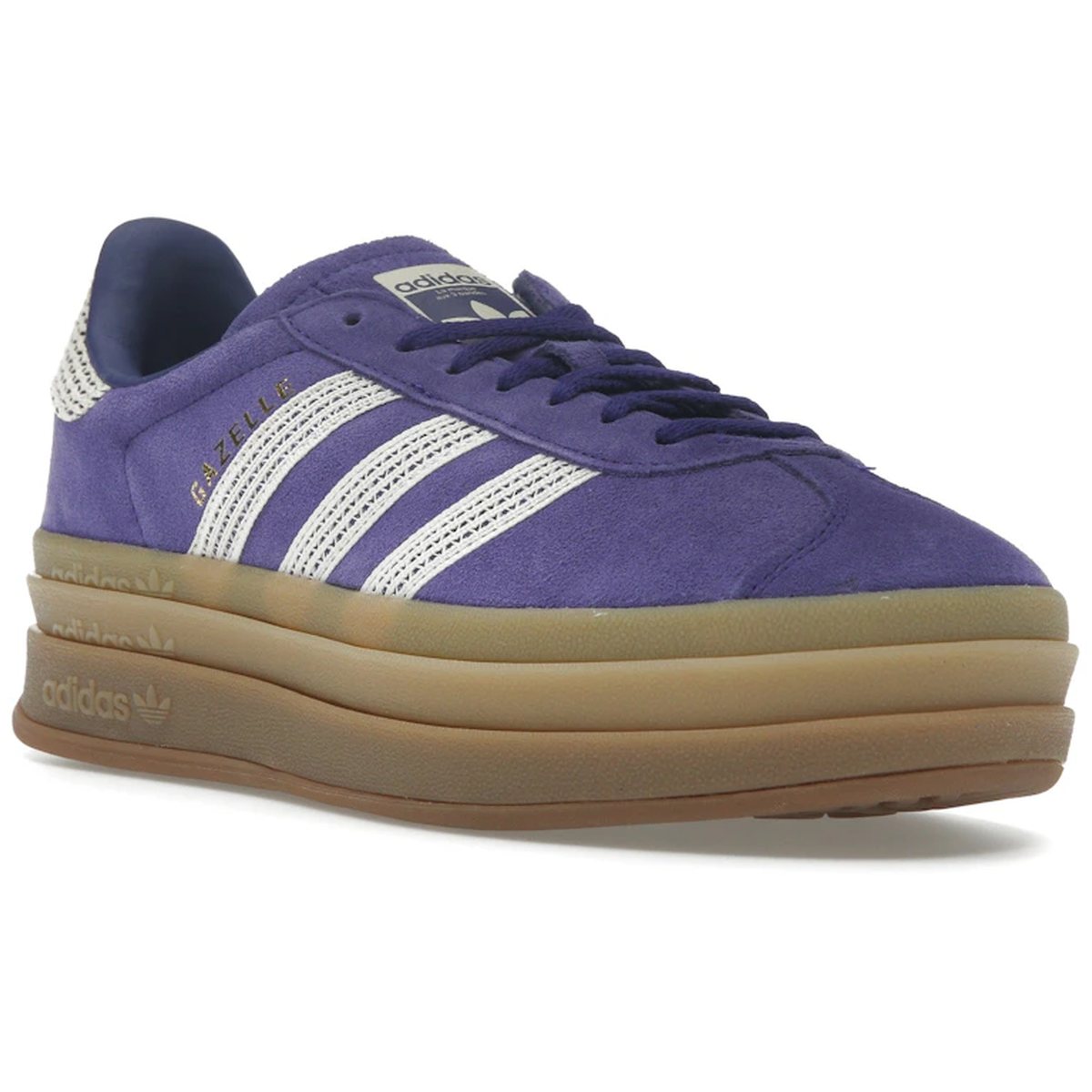 Miniatyrbild av Adidas Gazelle Bold Collegiate Purple Wonder White 2