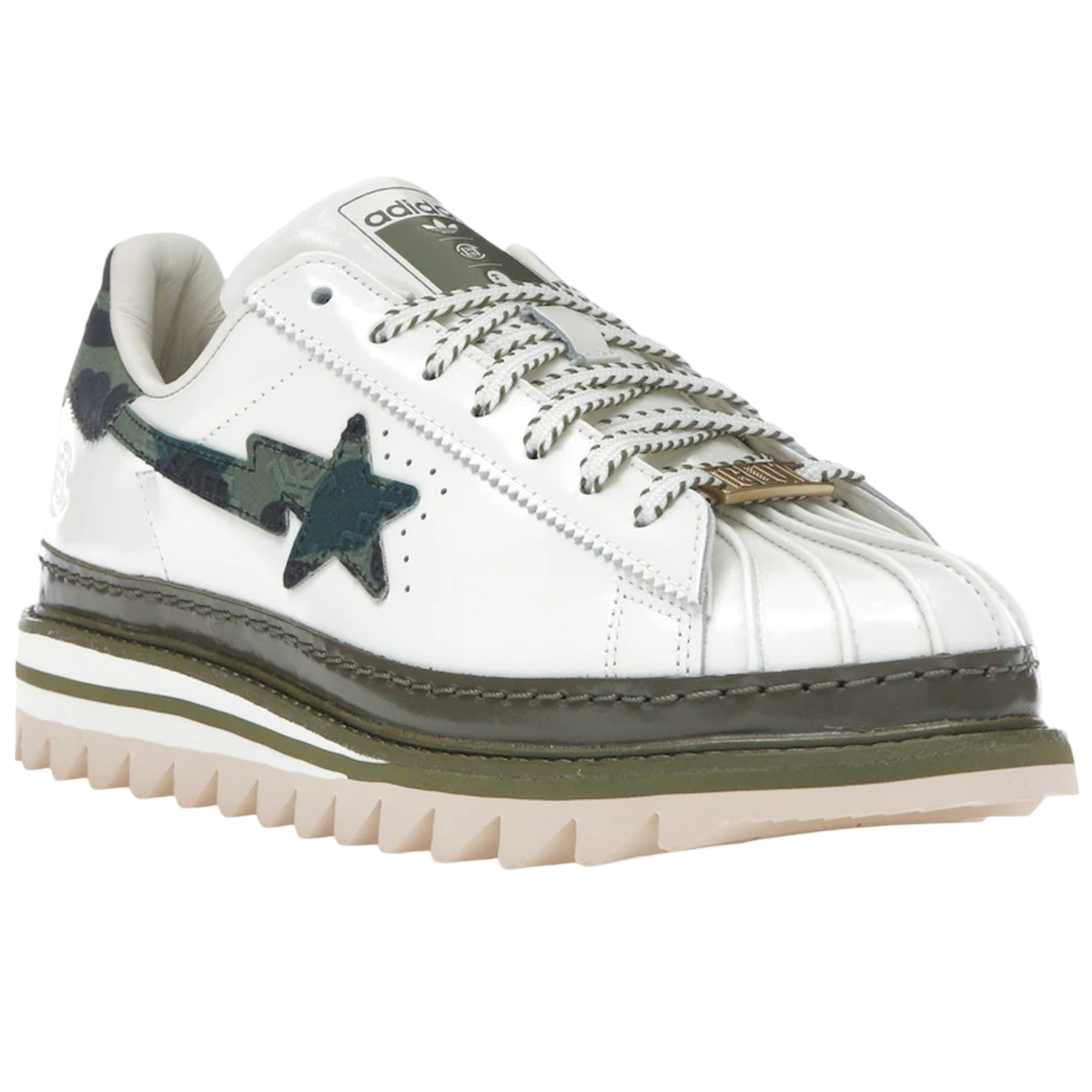 Miniatyrbild av adidas Superstar CLOT by Edison Chen x Bape Off White 2