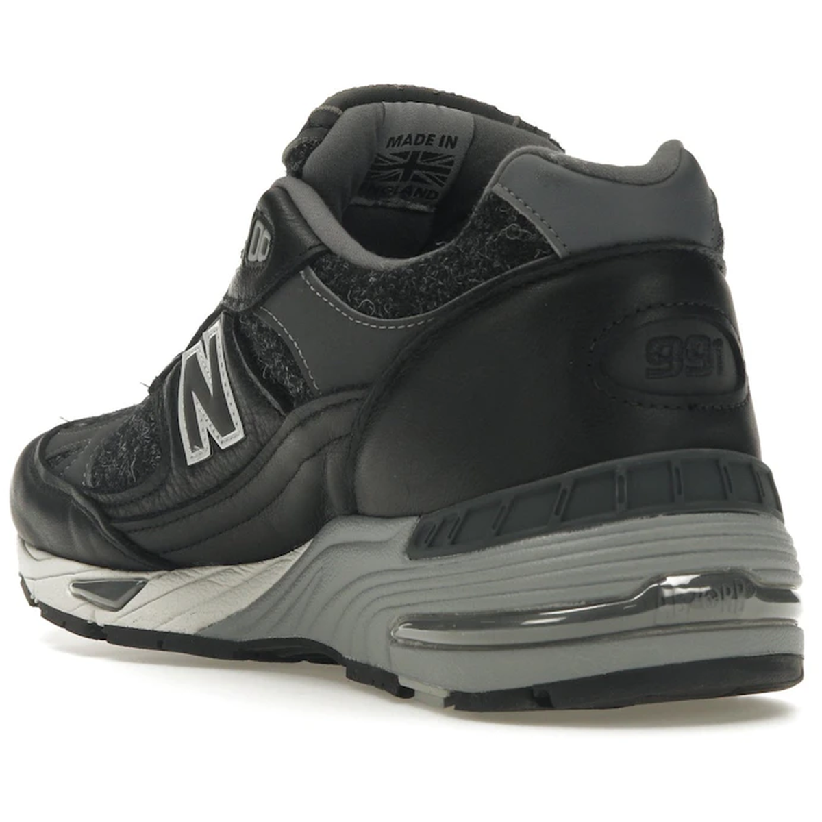 Miniatyrbild av New Balance 991 MiUK Black Magnet Smoked Pearl 4