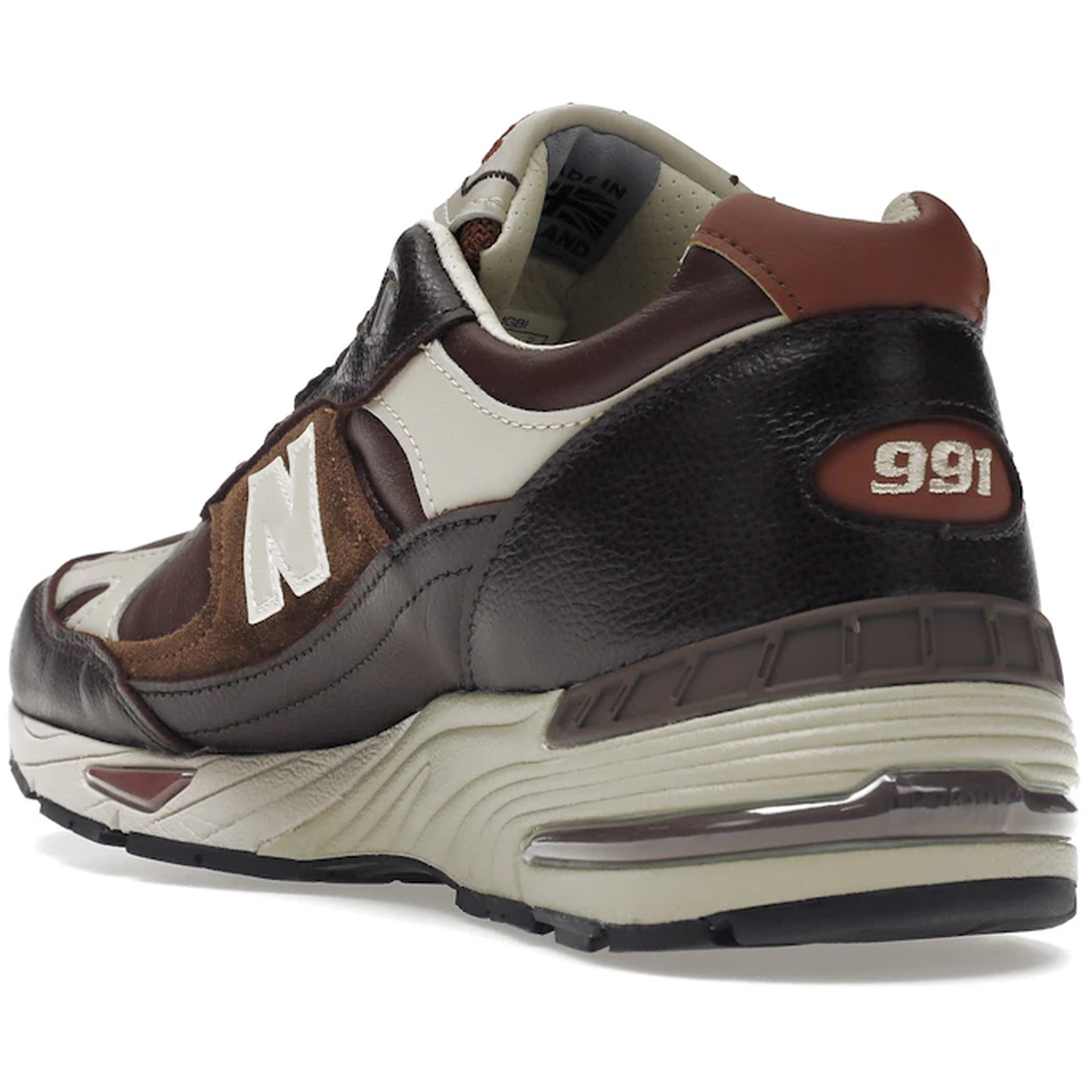 Miniatyrbild av New Balance 991 MiUK French Roast 4