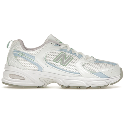New Balance 530 White Light Chrome Blue Clay Ash