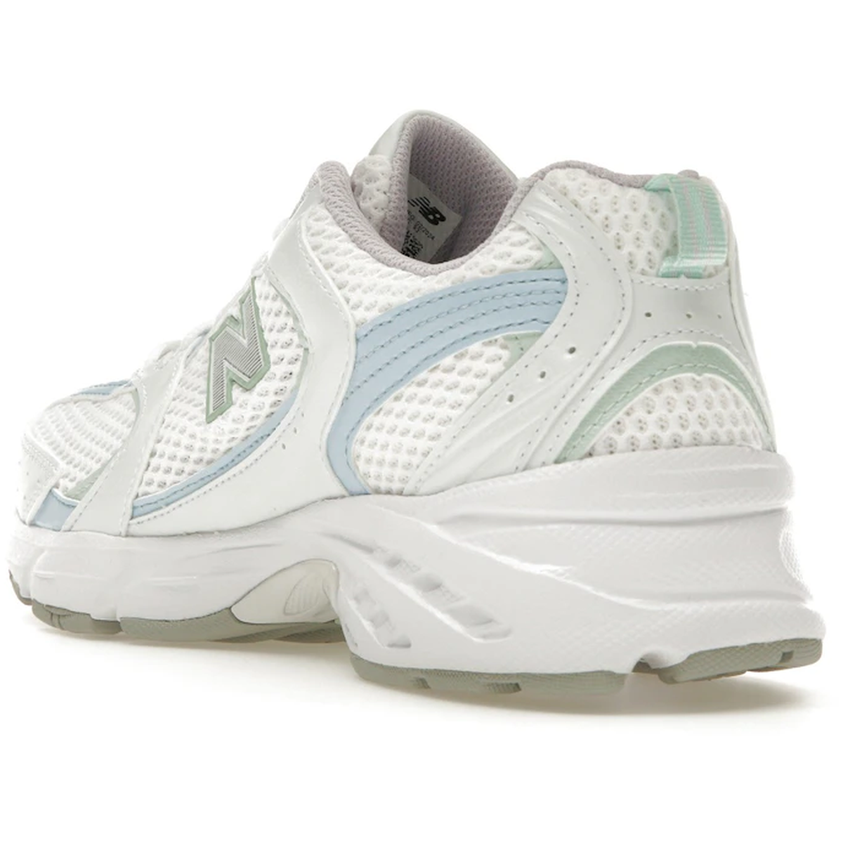 Miniatyrbild av New Balance 530 White Light Chrome Blue Clay Ash 4