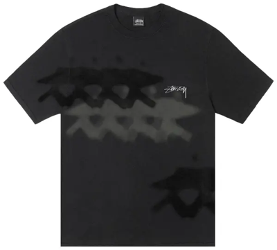 Stussy Low Tide Tee PiG Dyed Black