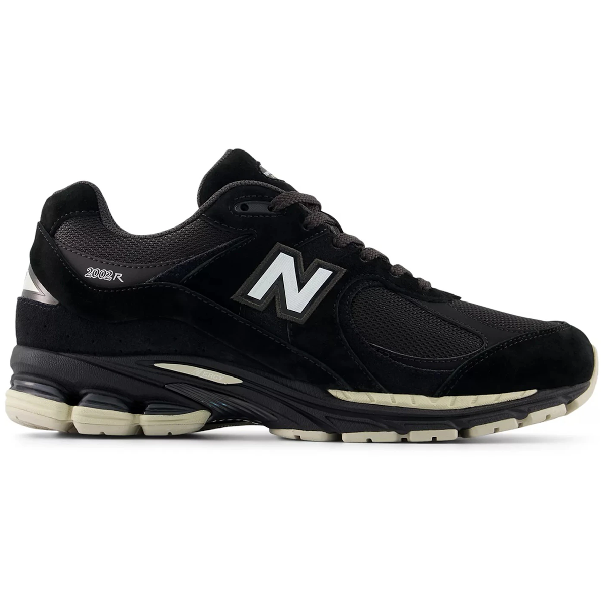 New Balance 2002R Black Timber Wolf White