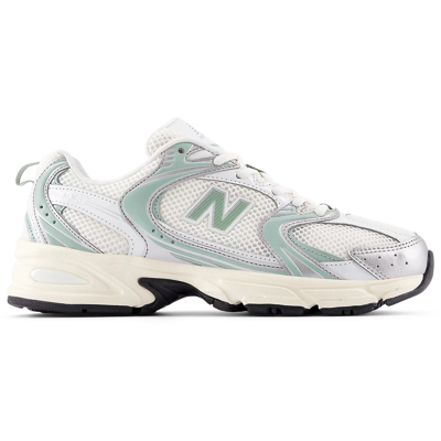 New Balance 530 Silver Metallic Mosaic Green