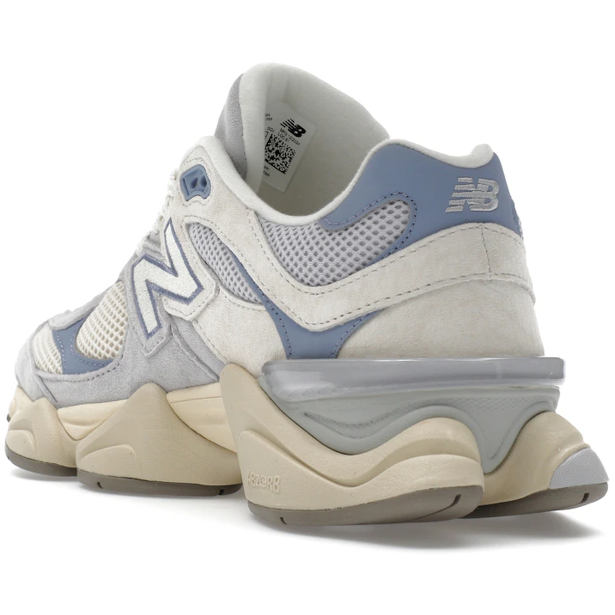 Miniatyrbild av New Balance 9060 Pearl Grey Linen 4