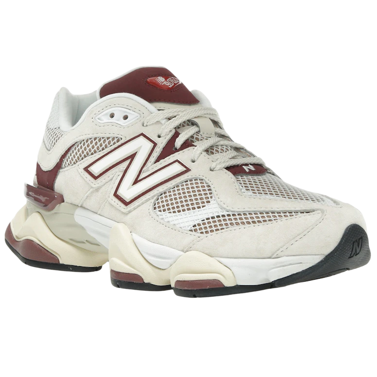 Miniatyrbild av New Balance 9060 Linen Burgundy 2