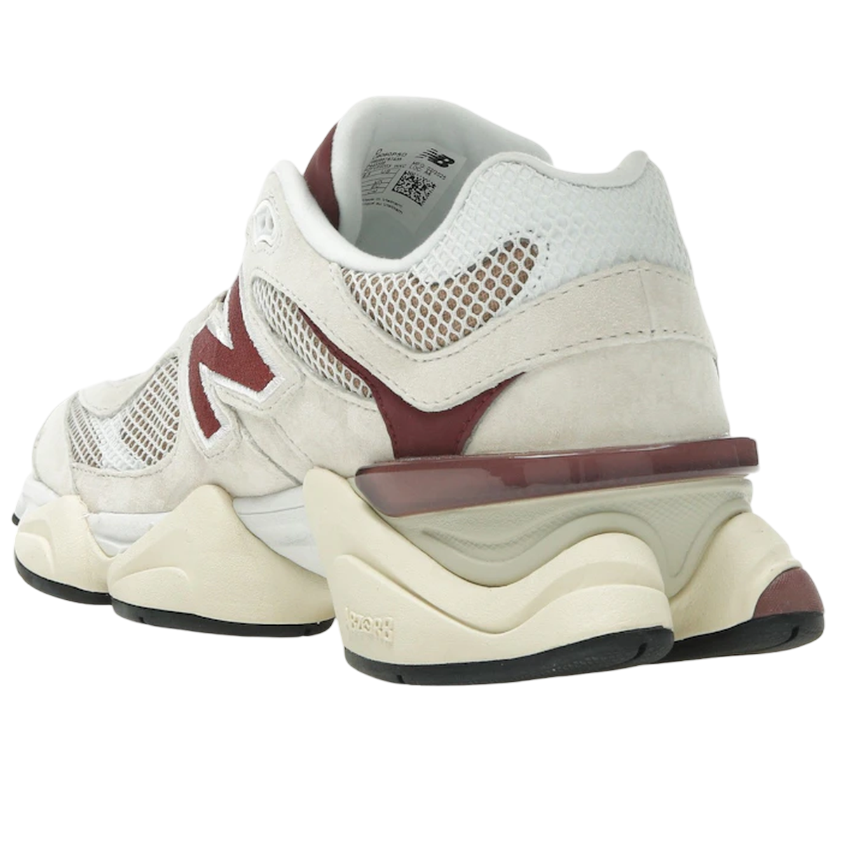 Miniatyrbild av New Balance 9060 Linen Burgundy 4