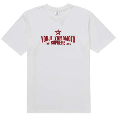 Supreme Ys by Yohji Yamamoto Star Tee White