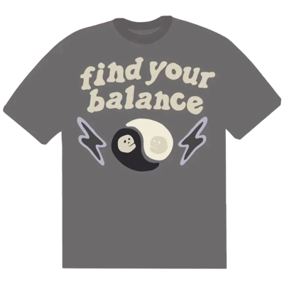 Broken Planet Find Your Balance T-shirt Ash Grey