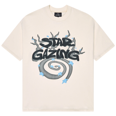 Broken Planet Stargazing T-Shirt Vanilla White