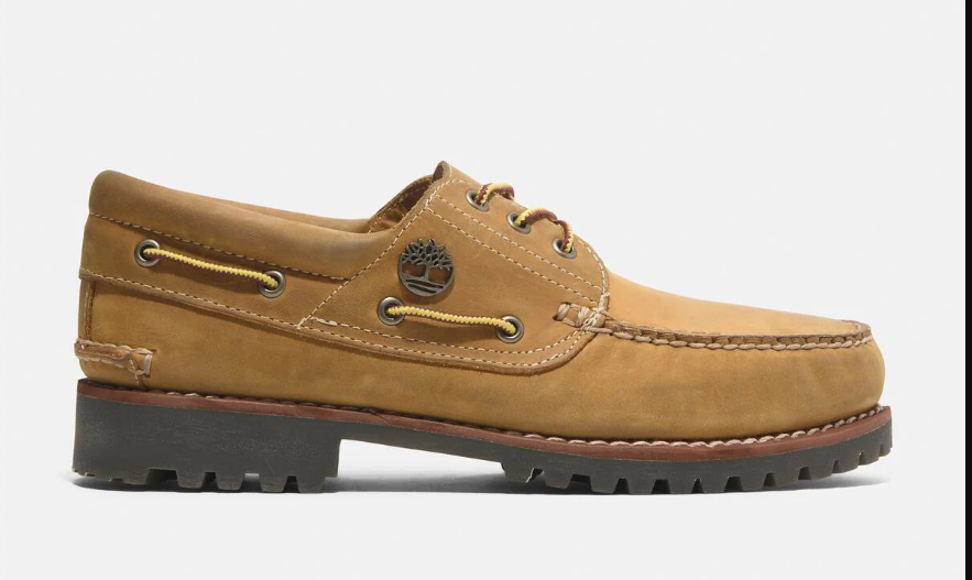 Timberland Authentic 3 eye classic lug wheat full grain