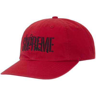 Supreme Splatter 6-Panel Red