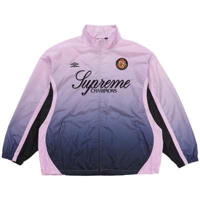 Supreme Umbro Gradient Track Jacket Pink