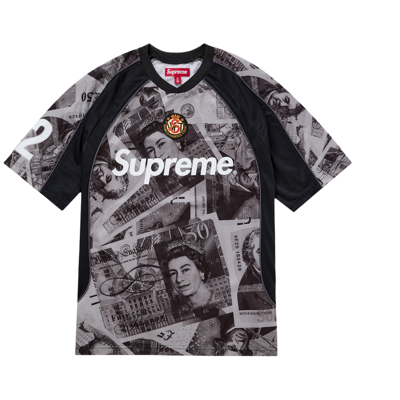 Supreme Pounds Soccer Jersey Black