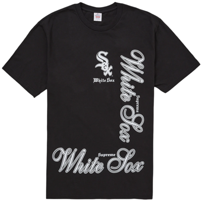 Supreme MLB Teams Sox Tee Black