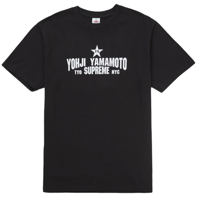 Supreme Ys by Yohji Yamamoto Star Tee Black