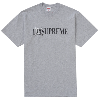 Supreme Skull Tee Heather Grey