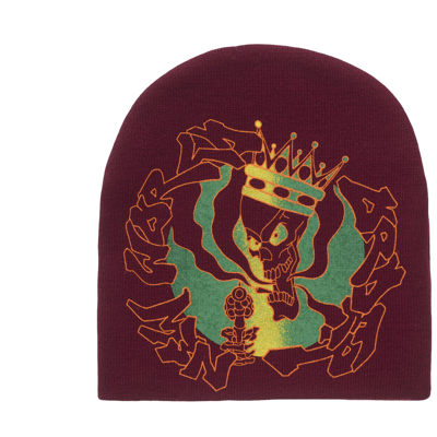 Supreme New World Order Beanie Cardinal