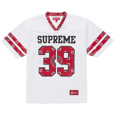 Supreme Bandana Football Jersey White