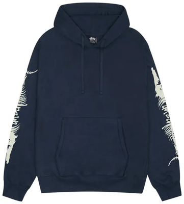 Stussy Barracuda Hoodie Navy